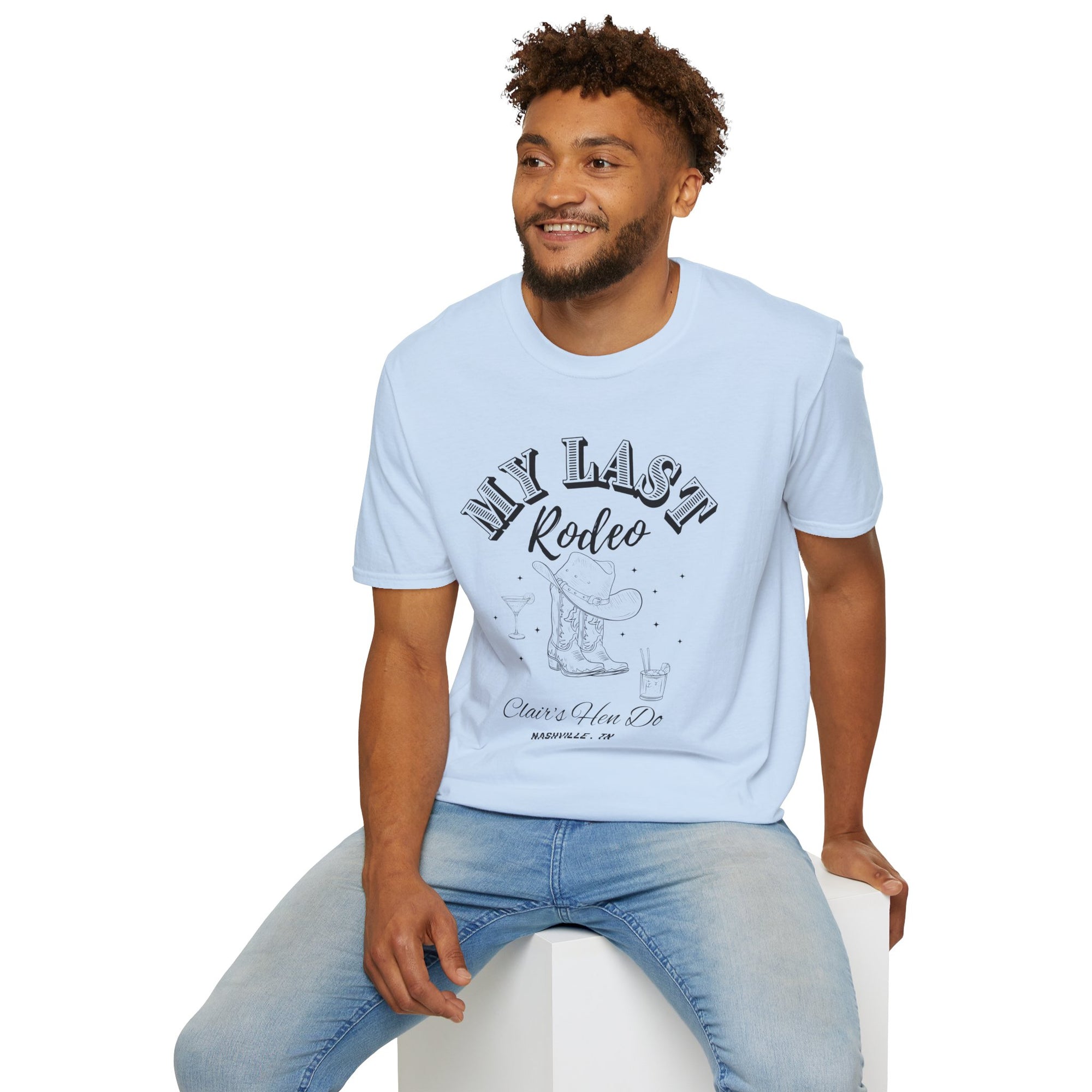 My Last Rodeo T-Shirt, Unisex Softstyle Tee, Cowboy Lover Gift, Western Apparel, Festival Outfit, Casual Wear, Rodeo Enthusiast