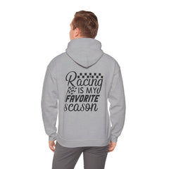 Racing-Themed Hooded Sweatshirt, Ideal for Race Fans, Comfortable, Casual Wear, Great Gift for Motorsports Enthusiasts, Unisex Design