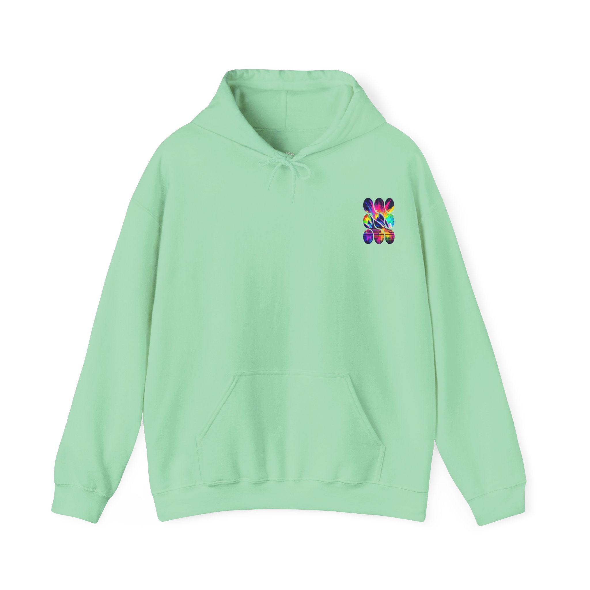 Colorful Abstract Hoodie with Eye-Catching Design, Perfect for Casual Wear, Art Lovers, Gift for Friends, Cozy Layering