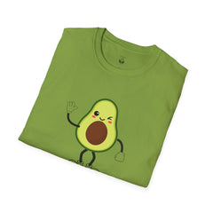 Cute Avocado Tee, Fun T-Shirt for Foodies, Gift for Friends, Cute Apparel, Casual Wear, Summer Outfit