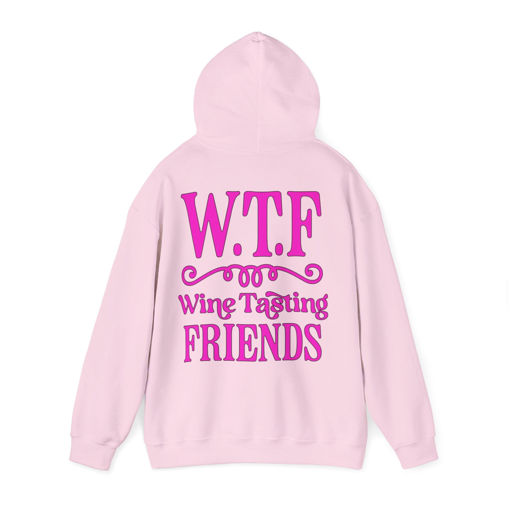 W.T.F. Wine Tasting Friends Hoodie - Unisex Heavy Blend Sweatshirt for Wine Lovers, Gift for Friends, Cozy Apparel for Tastings, Wine [...]