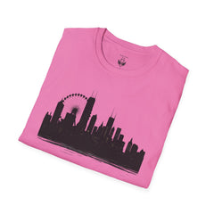 Skyline Unisex T-Shirt | City Lover Tee, Urban Art Shirt, Gift for Travelers, Vibrant Summer Apparel, Graphic T-Shirt