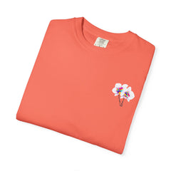 Flower  Unisex Party T-Shirt - Bright & Fun Graphic Tee for Celebrations, Summer Events, Festivals, Birthdays, Casual Wear