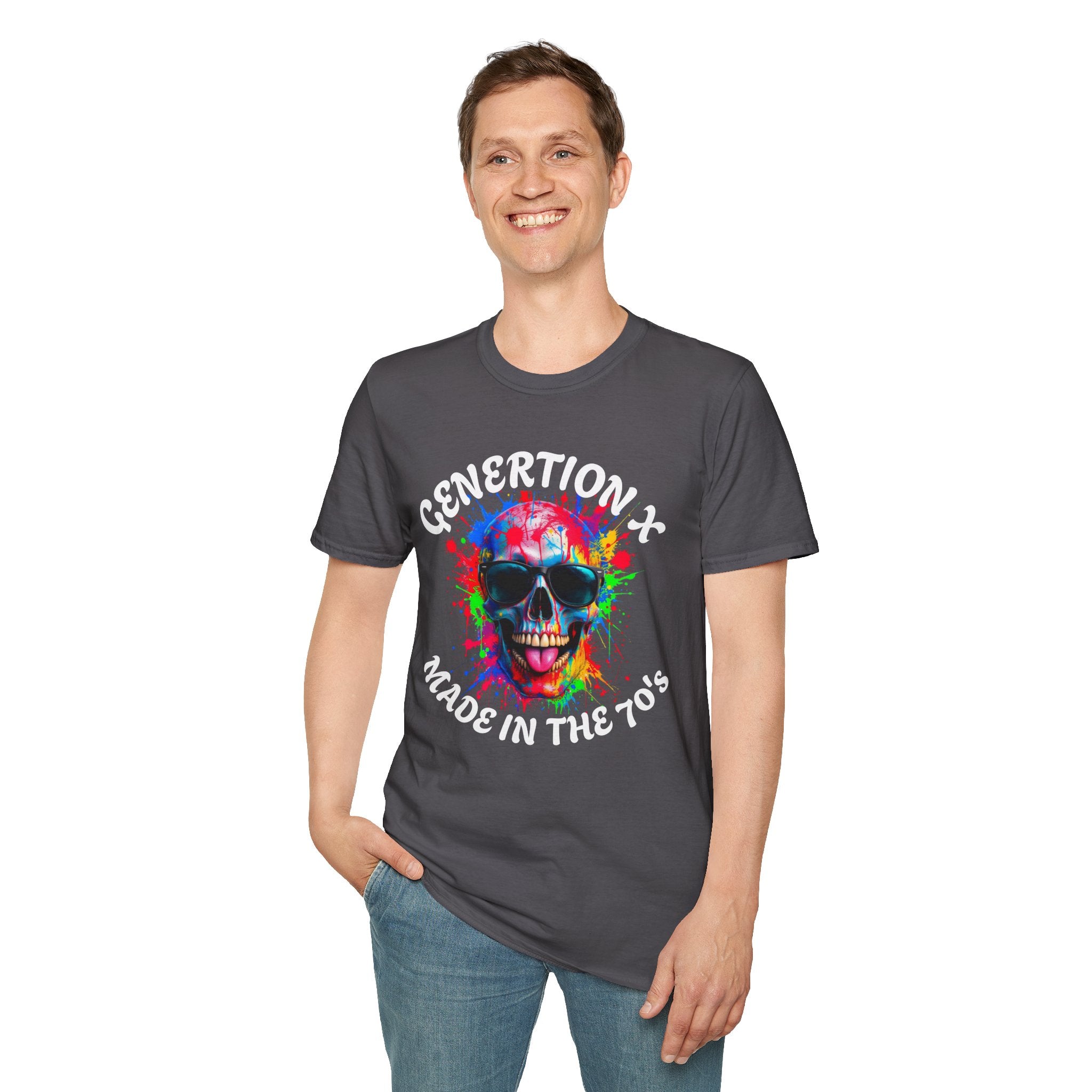 Generation X T-Shirt, Retro 70's Tee, Unisex Graphic Shirt, Vintage Style Top, Perfect for Nostalgia Lovers
