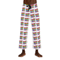 Rock & Roll Men's Pajama Pants | Colorful Lounge Wear for Music Lovers