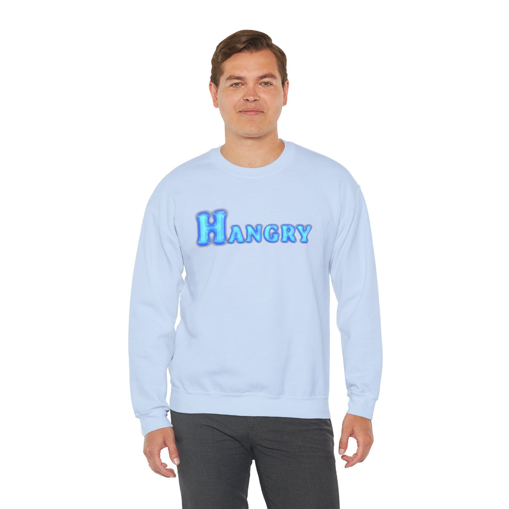 Cozy Hangry Crewneck Sweatshirt, Perfect for Food Lovers, Casual Wear, Gift for Friends, Cozy Style, Everyday Comfort