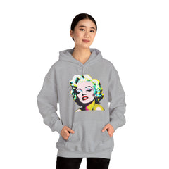 Colorful Marilyn Monroe Sweatshirt, Retro Hoodie, Pop Art Sweater, Unisex Lounge Wear, Gift for Art Lovers, Fashion Statement