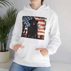 Vintage Western Style Hoodie with Cowboy Graphic