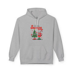 Festive Hooded Sweatshirt, Christmas Gift, Holiday Apparel, Winter Wardrobe, Cozy Sweatshirt, Cute Hoodie, Seasonal Outfit
