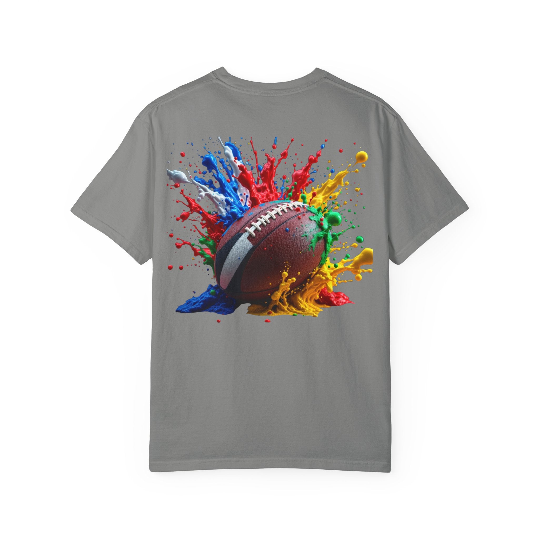 Rugby Ball Graphic T-Shirt, Unisex Vintage Tee, Perfect for Festivals, Beach Days, and Casual Wear, Gift for Sun Lovers