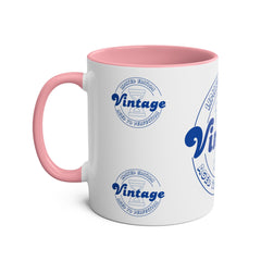 Vintage Limited Edition Two-Tone Coffee Mug - Aged to Perfection