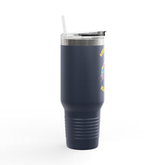 Colorful Messy Bug Insulated Travel Mug - 40oz