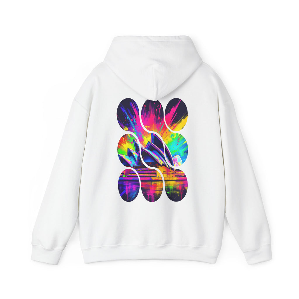 Colorful Abstract Hoodie with Eye-Catching Design, Perfect for Casual Wear, Art Lovers, Gift for Friends, Cozy Layering