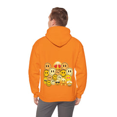 Smiley Faces Hooded Sweatshirt, Cozy Unisex Sweatshirt with Emoji Design, Casual Style, Gift for Friends, Fun Fashion, Perfect for [...]