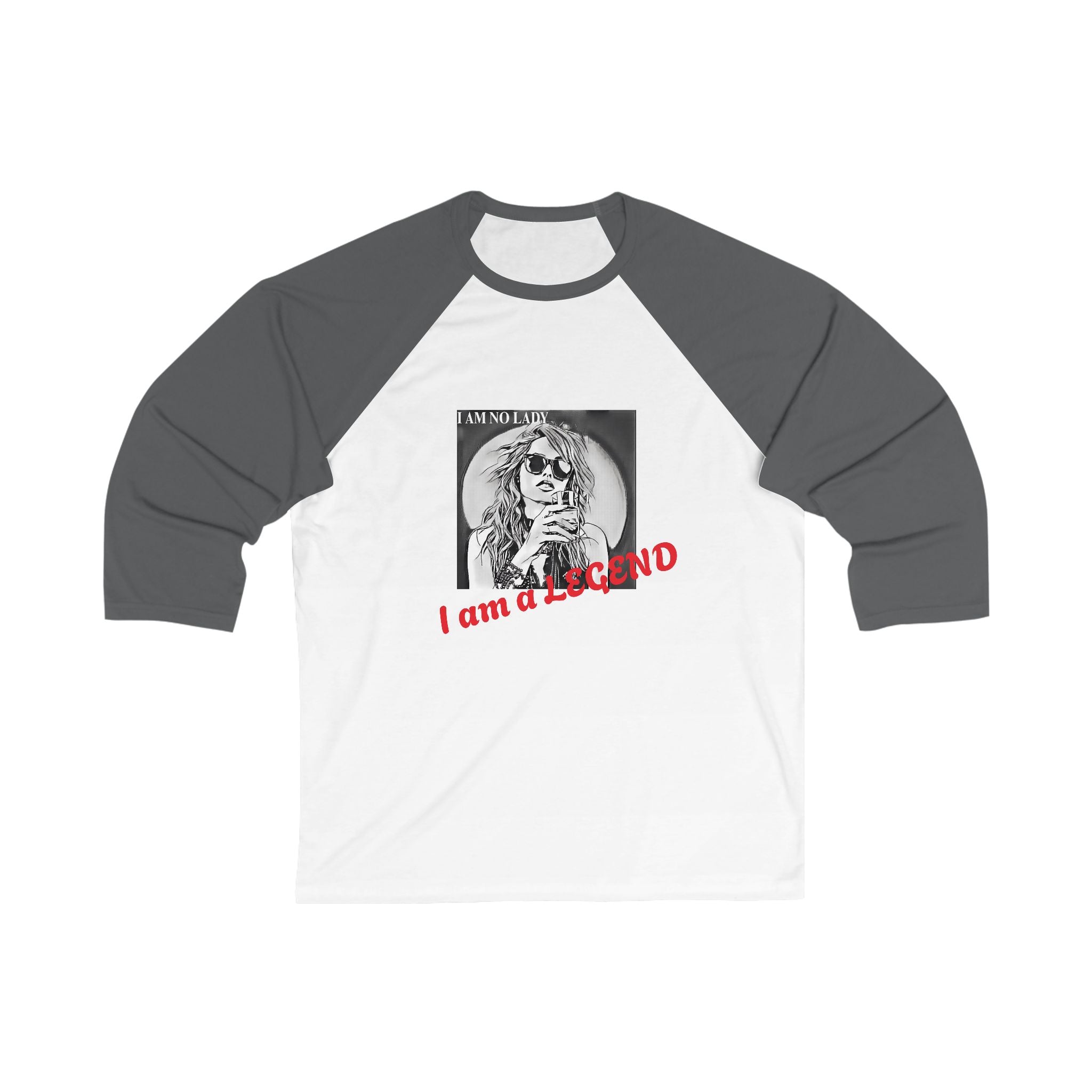 Legendary Unisex Baseball Tee, I Am a Legend Shirt, Sports Apparel, Gift for Him/Her, Casual Wear, Unique Graphic Tee