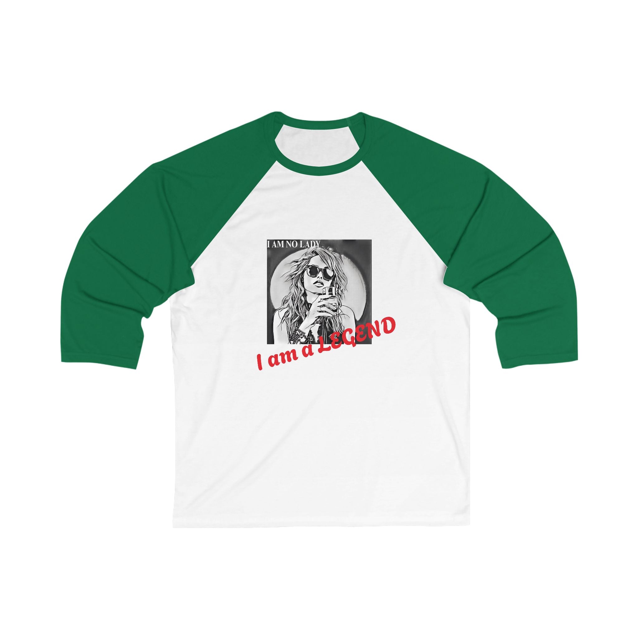 Legendary Unisex Baseball Tee, I Am a Legend Shirt, Sports Apparel, Gift for Him/Her, Casual Wear, Unique Graphic Tee