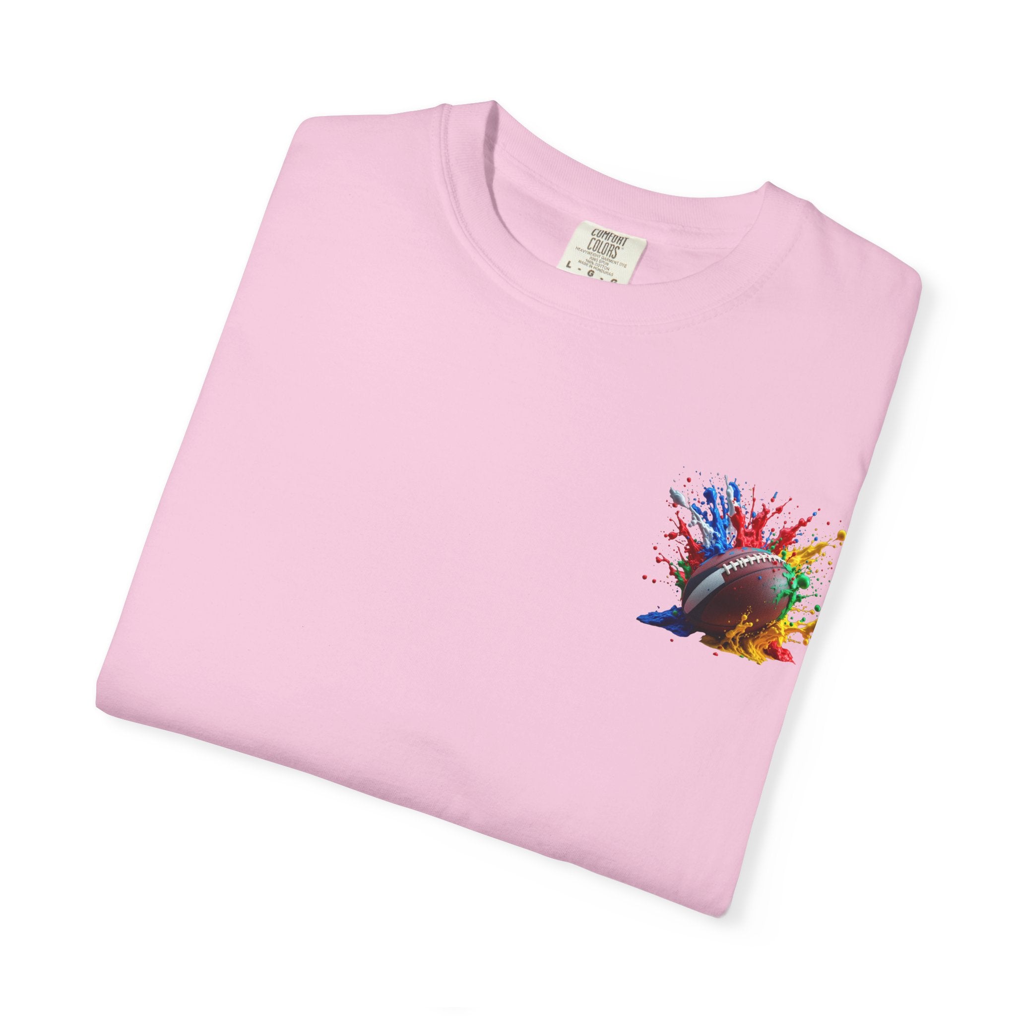Rugby Ball Graphic T-Shirt, Unisex Vintage Tee, Perfect for Festivals, Beach Days, and Casual Wear, Gift for Sun Lovers