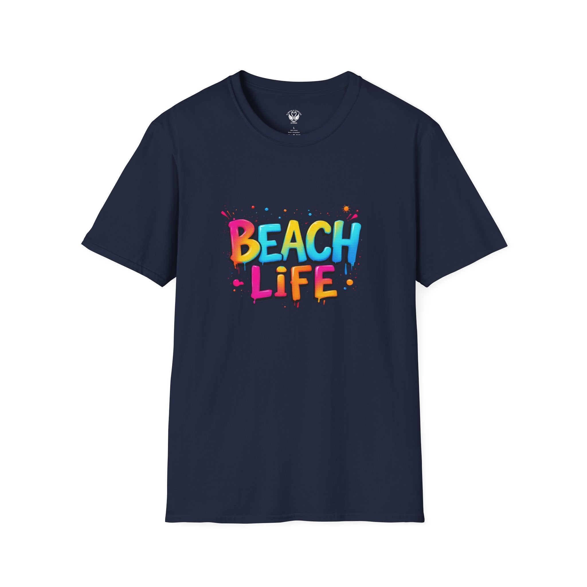 Beach Life Unisex Softstyle T-Shirt, Summer Vibes, Casual Wear, Beach Vacation, Gift for Beach Lovers