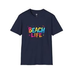 Beach Life Unisex Softstyle T-Shirt, Summer Vibes, Casual Wear, Beach Vacation, Gift for Beach Lovers