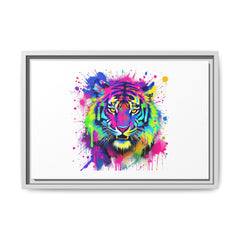 Vibrant Tiger Canvas Print - Framed Art for Bold Decor