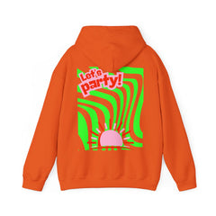 Colorful Party-Themed Hooded Sweatshirt – Perfect for Celebrations, Casual Wear, Gifts, Festivals, Unisex Style