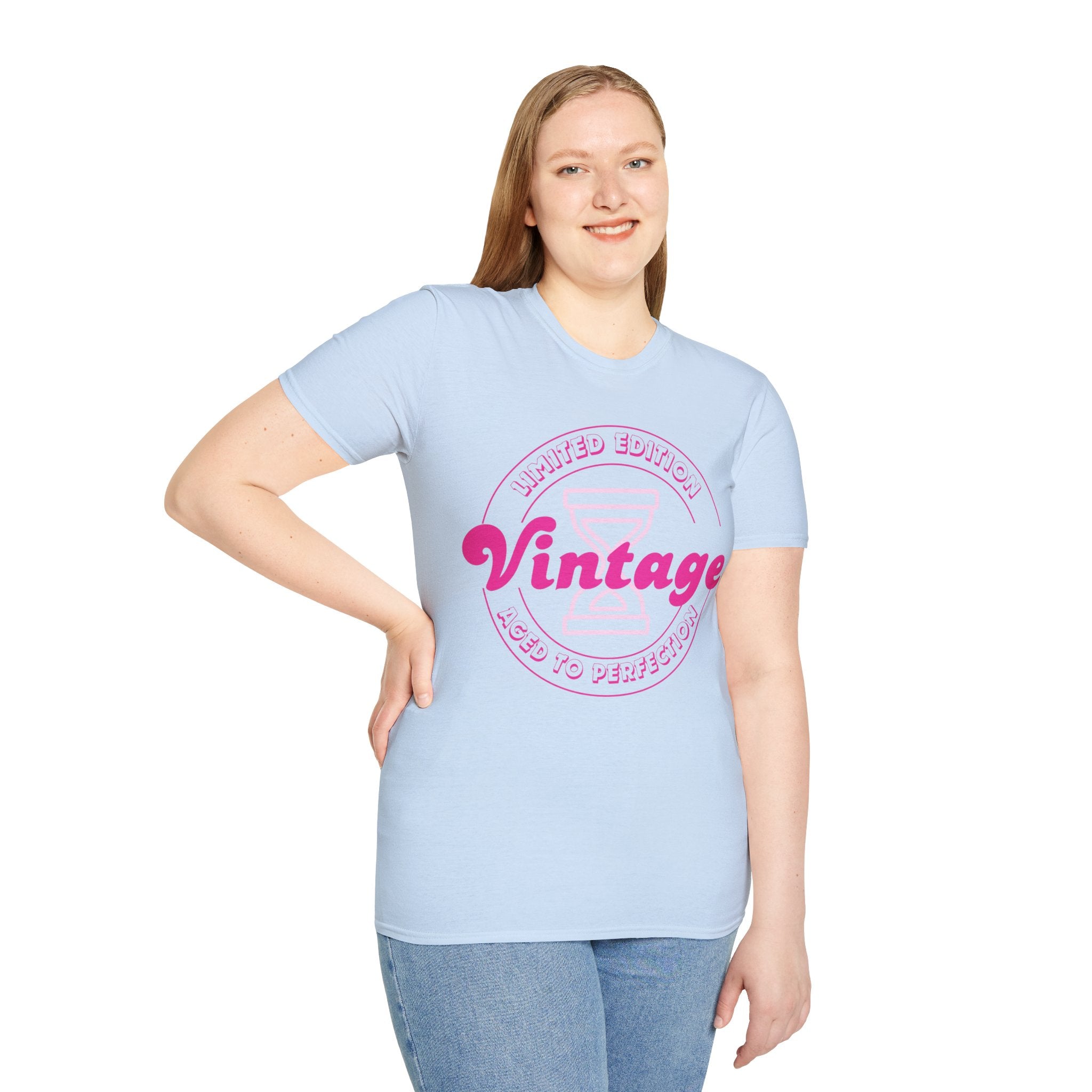 Vintage Inspired Unisex Softstyle T-Shirt - Perfect for Retro Lovers, Casual Outings, Birthdays, Anniversaries, Gift Ideas