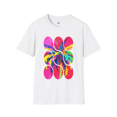 Vibrant Tropical T-Shirt, Beachwear, Summer Apparel, Casual Outfit, Gift for Friends, Festival Fashion