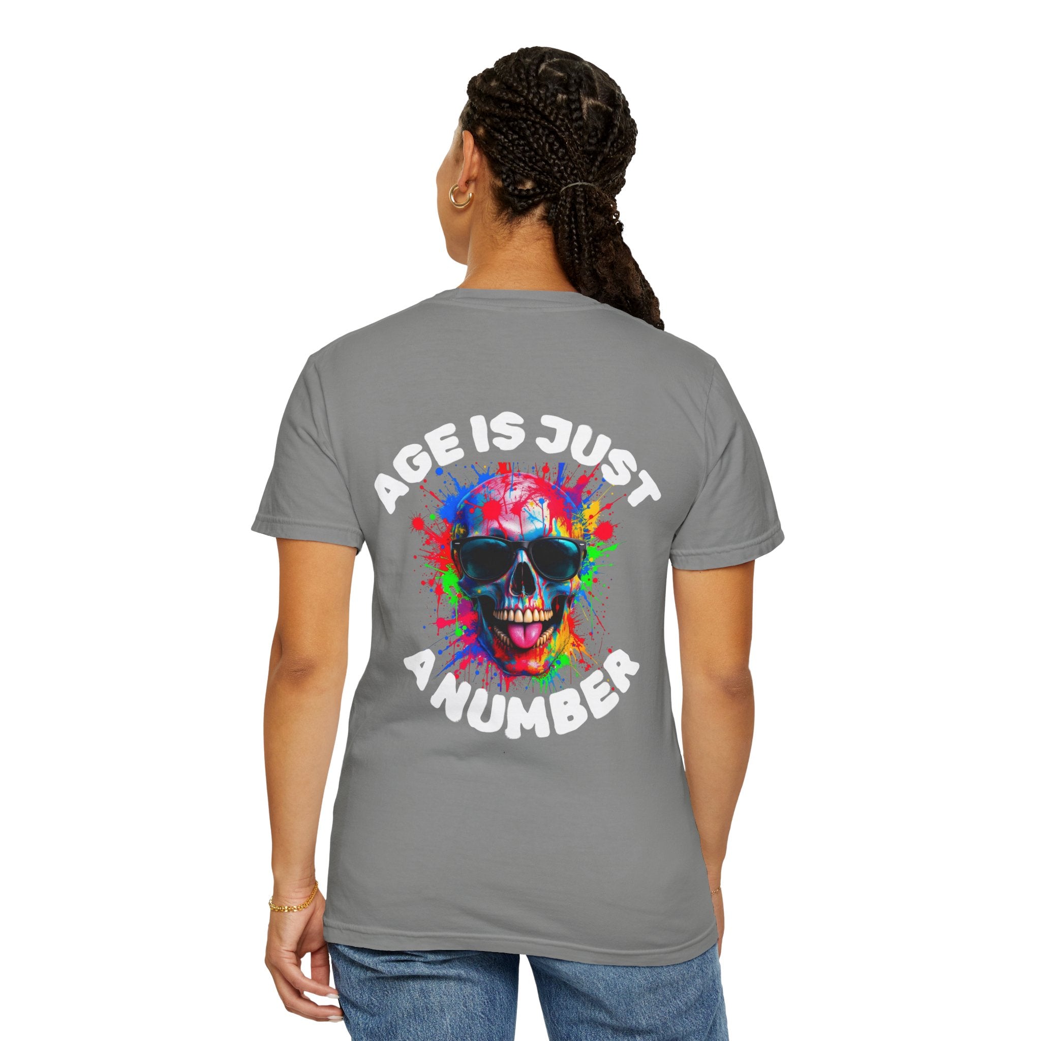 Age is just a Number Graphic T-Shirt, Unisex Vintage Tee, Perfect for Festivals, Beach Days, and Casual Wear, Gift for Sun Lovers