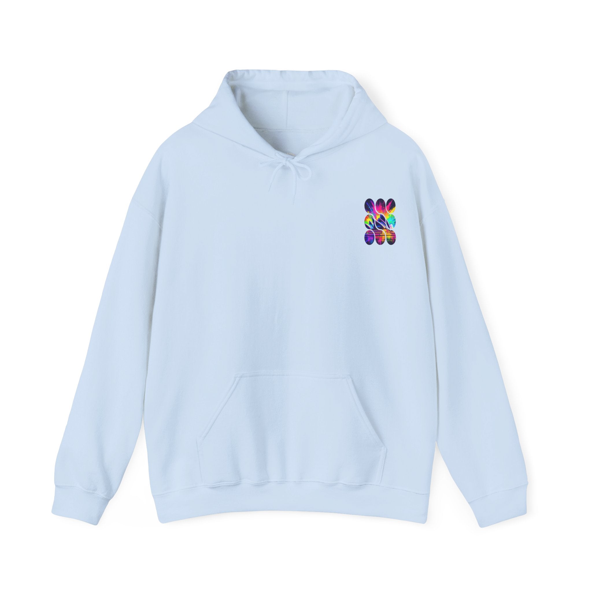 Colorful Abstract Hoodie with Eye-Catching Design, Perfect for Casual Wear, Art Lovers, Gift for Friends, Cozy Layering