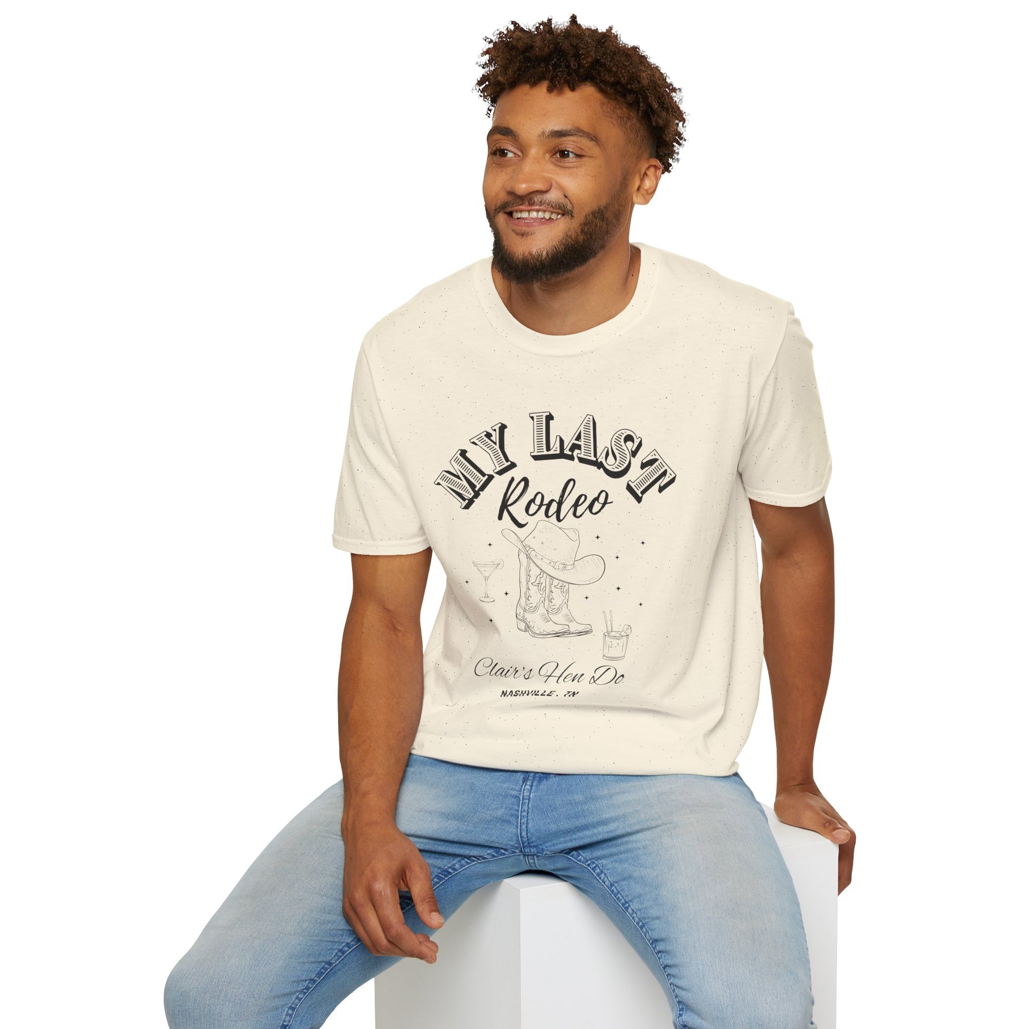 My Last Rodeo T-Shirt, Unisex Softstyle Tee, Cowboy Lover Gift, Western Apparel, Festival Outfit, Casual Wear, Rodeo Enthusiast