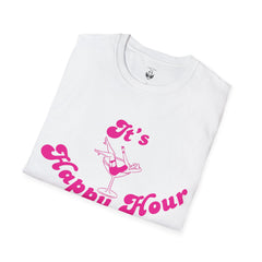 Happy Hour Unisex T-Shirt, Fun Cocktail Shirt, Gift for Party Lovers, Birthday Celebration Tee, Summer Party Outfit