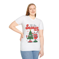 Festive Holiday T-Shirt, Christmas Apparel, Unisex Tee, Holiday Gift, Cozy Christmas Wear, Seasonal Shirt
