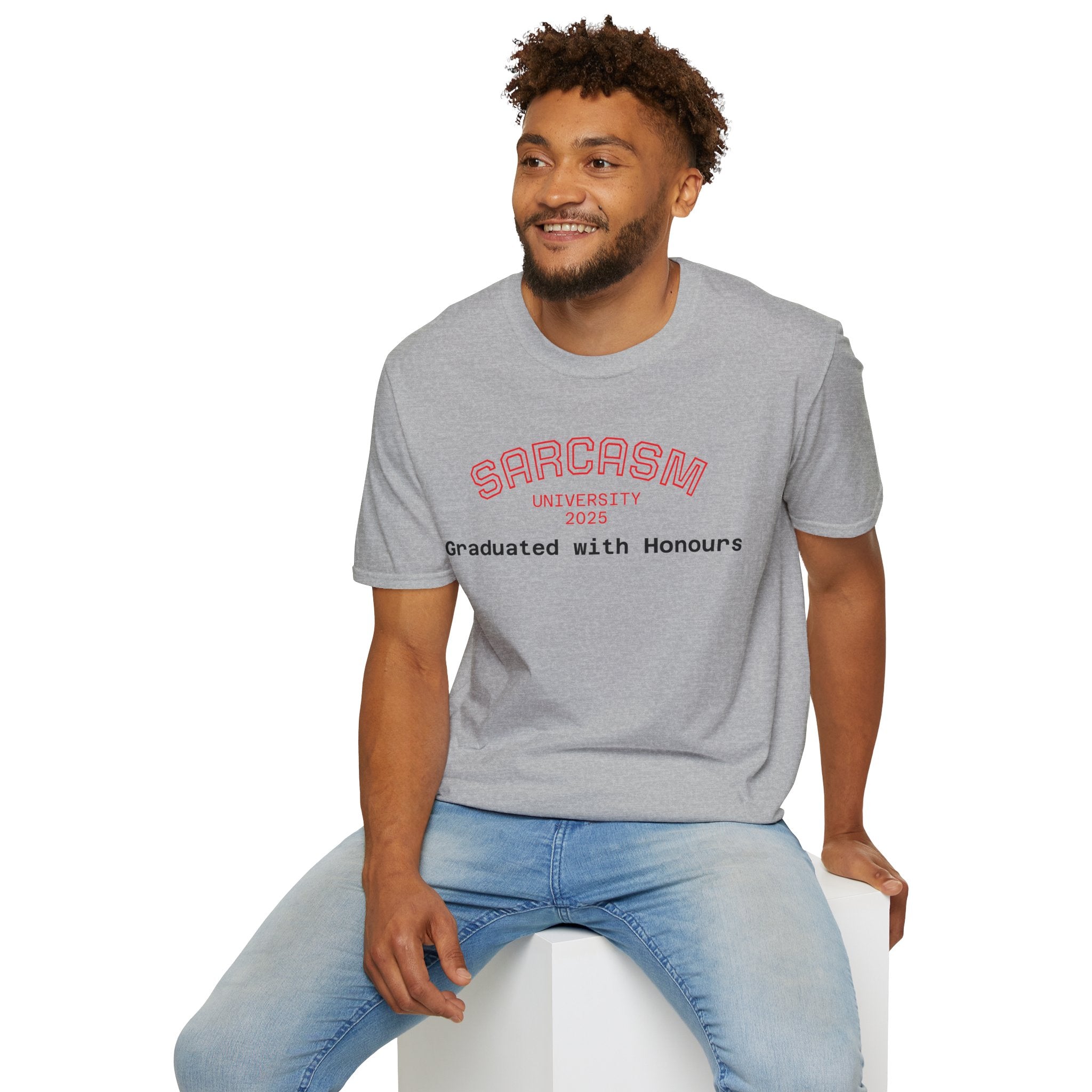 Funny Graduation T-Shirt, Sarcasm University Tee, Unisex Humor Shirt, Graduation Gift, Class of 2025 Apparel