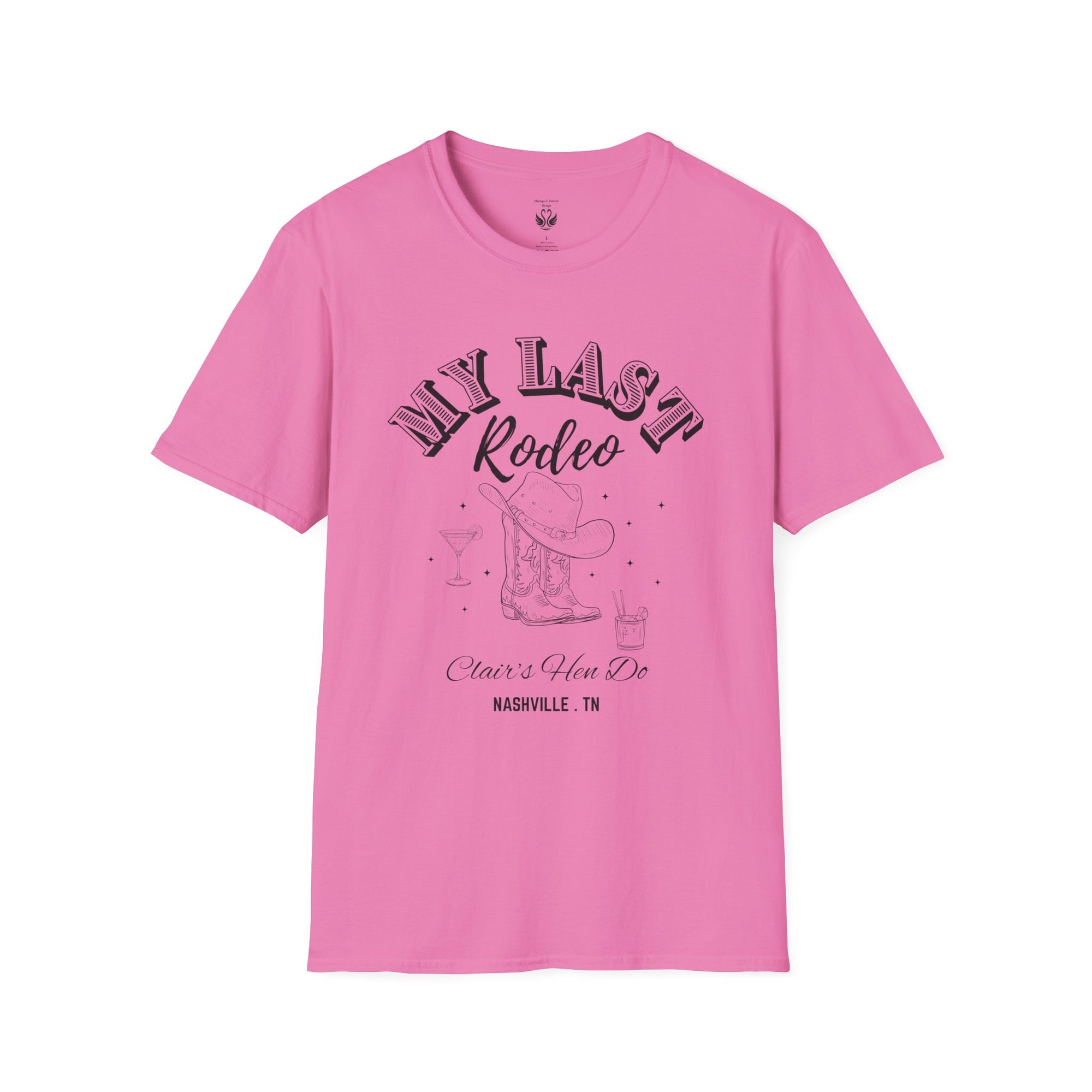 My Last Rodeo T-Shirt, Unisex Softstyle Tee, Cowboy Lover Gift, Western Apparel, Festival Outfit, Casual Wear, Rodeo Enthusiast
