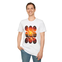 Sunset Inspired Unisex T-Shirt, Colorful Graphic Tee, Retro Summer Apparel, Gift for Friends, Casual Weekend Wear