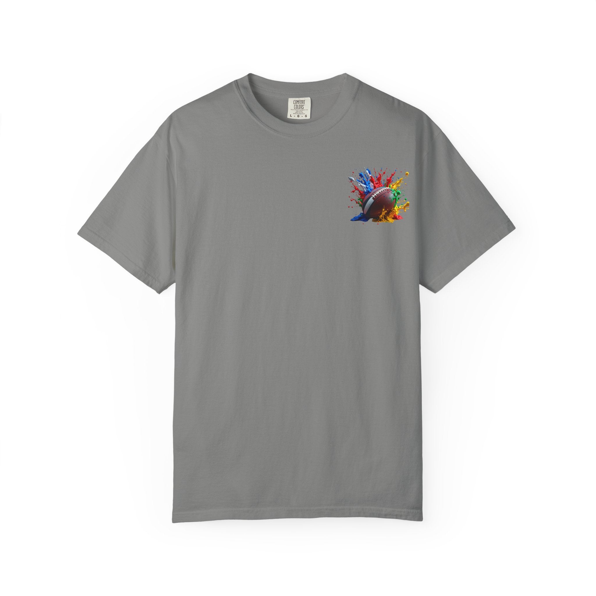 Rugby Ball Graphic T-Shirt, Unisex Vintage Tee, Perfect for Festivals, Beach Days, and Casual Wear, Gift for Sun Lovers