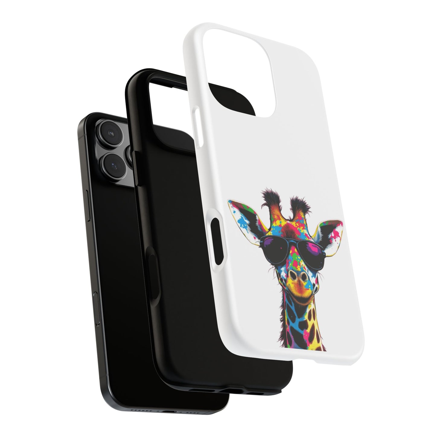Colorful Giraffe Phone Case - Tough Cases for Animal Lovers