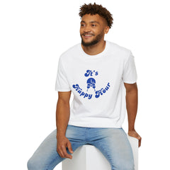Unisex Happy Hour T-Shirt, Perfect for Parties, Casual Outings, Gifts, and Celebrations