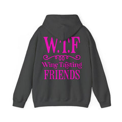 W.T.F. Wine Tasting Friends Hoodie - Unisex Heavy Blend Sweatshirt for Wine Lovers, Gift for Friends, Cozy Apparel for Tastings, Wine [...]