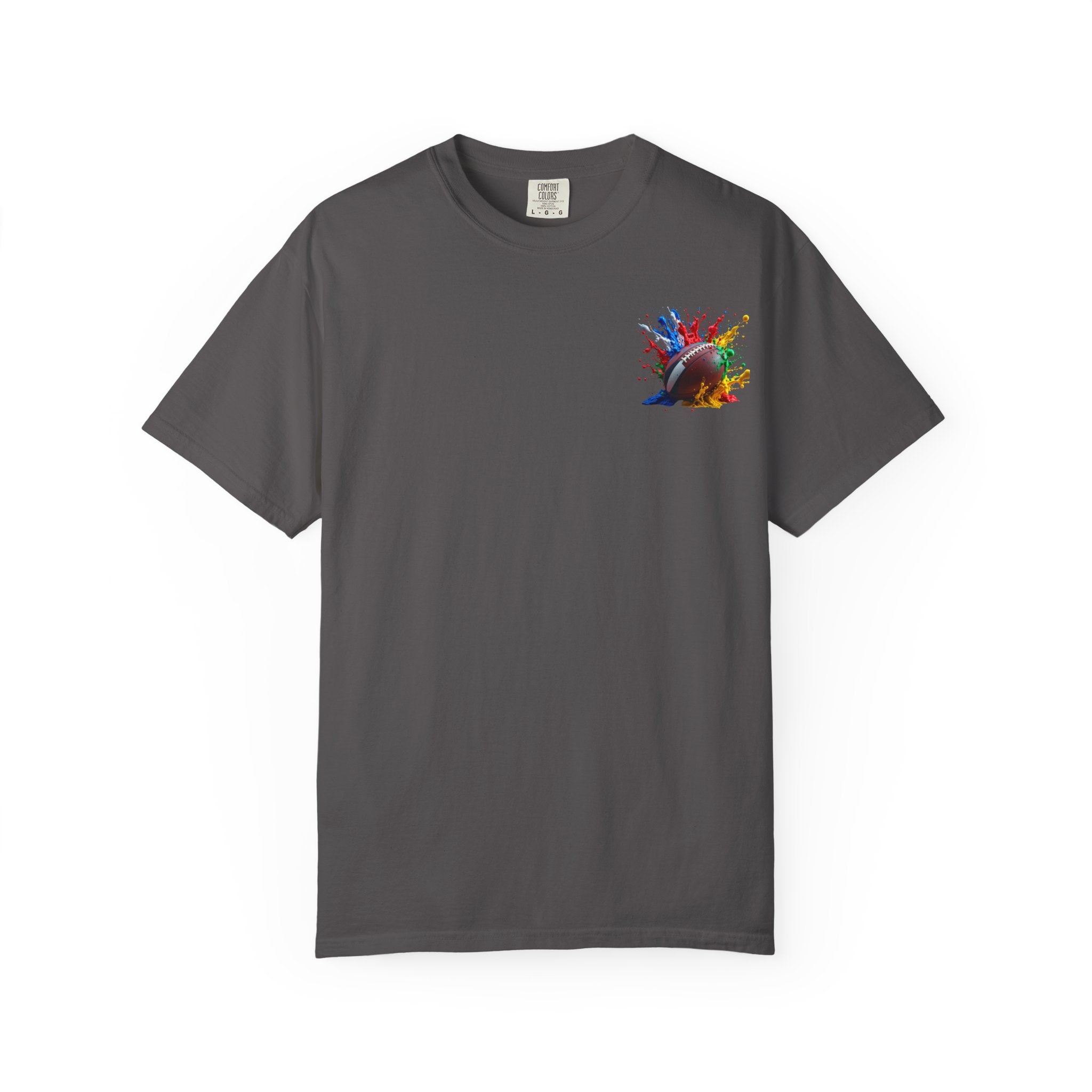 Rugby Ball Graphic T-Shirt, Unisex Vintage Tee, Perfect for Festivals, Beach Days, and Casual Wear, Gift for Sun Lovers