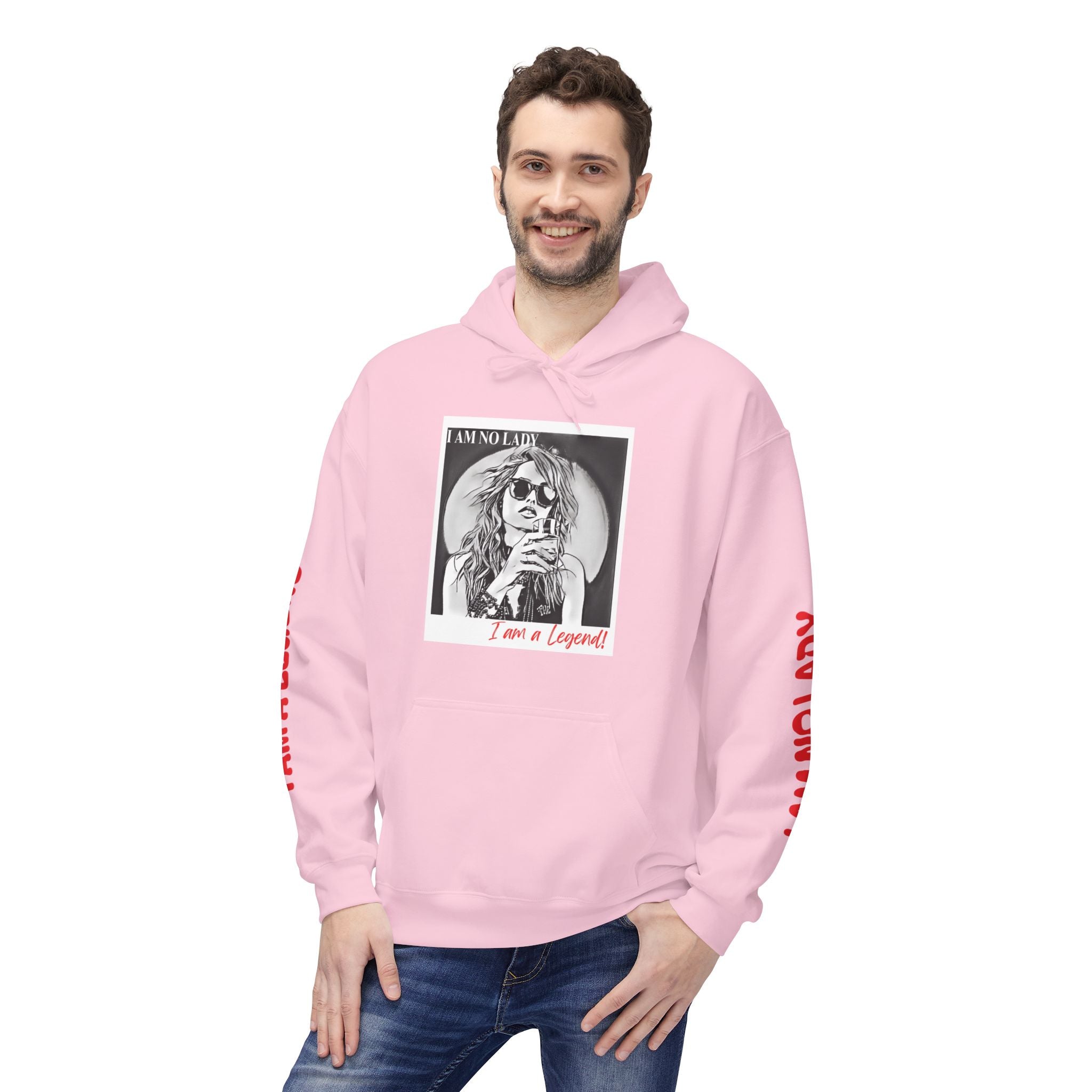 Legendary Spirit Hoodie - Unisex Fleece Sweatshirt, Motivational Gift, Trendy Streetwear, Perfect for Casual Days, Unique Statement Piece