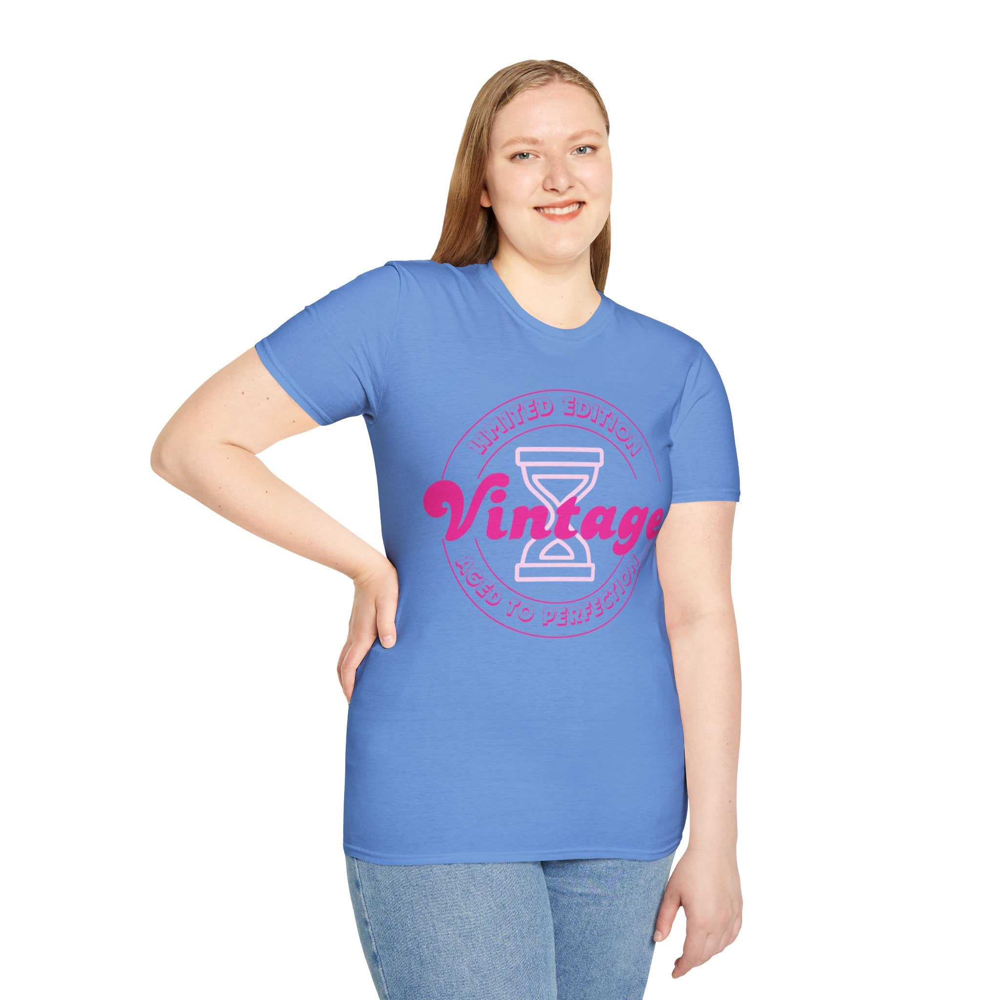 Vintage Inspired Unisex Softstyle T-Shirt - Perfect for Retro Lovers, Casual Outings, Birthdays, Anniversaries, Gift Ideas