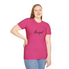 Angel Wings Unisex T-Shirt, Softstyle Tee, Cute Gift, Casual Wear, Inspirational Shirt, Everyday Comfort
