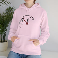 Fuel Gauge Graphic Hoodie, Unisex Sweatshirt for Gamers, Cozy Gift for Tech Lovers, Perfect for Casual Wear, Comfy Everyday Hoodie