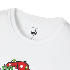 Festive Gnome T-Shirt for Holiday Cheer, Christmas Gift, Unisex Tee, Holiday Apparel, Cute Seasonal Shirt