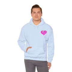Cozy Love Heart Hoodie | Unisex Sweatshirt for Valentine's Day, Gift for Her, Celebrations, Casual Wear, Anniversary