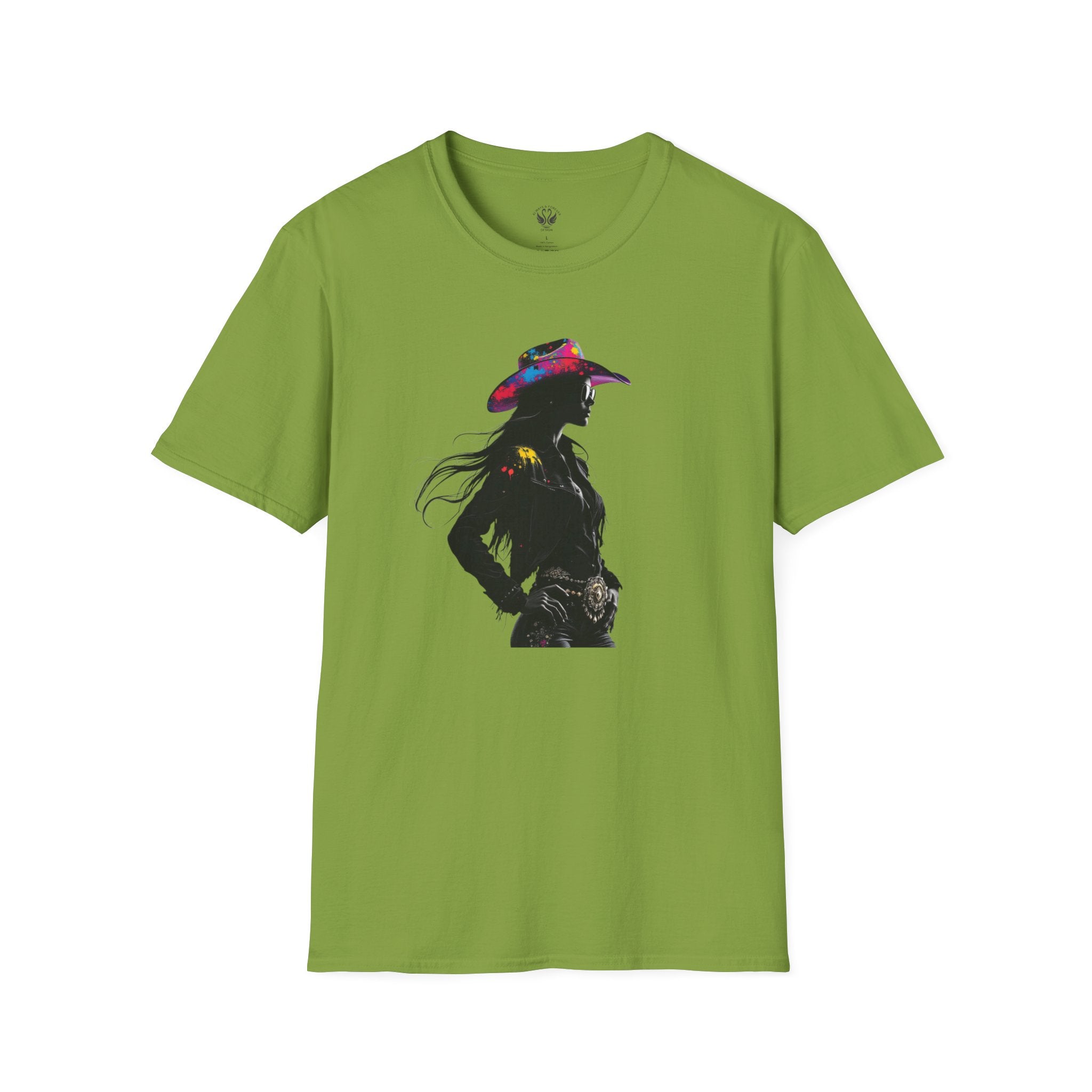 Cowgirl Vibes Unisex Softstyle T-Shirt - Trendy Western Graphic Tee