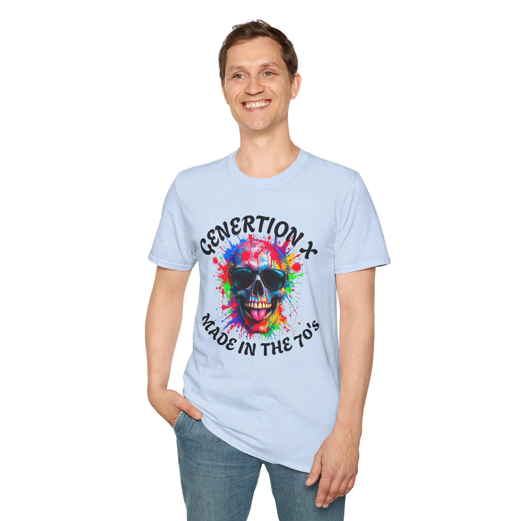 Generation X T-Shirt, Retro 70's Tee, Unisex Graphic Shirt, Vintage Style Top, Perfect for Nostalgia Lovers