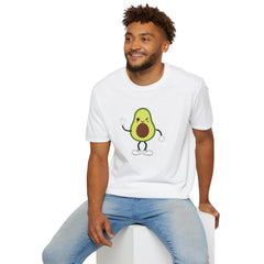Cute Avocado Tee, Fun T-Shirt for Foodies, Gift for Friends, Cute Apparel, Casual Wear, Summer Outfit