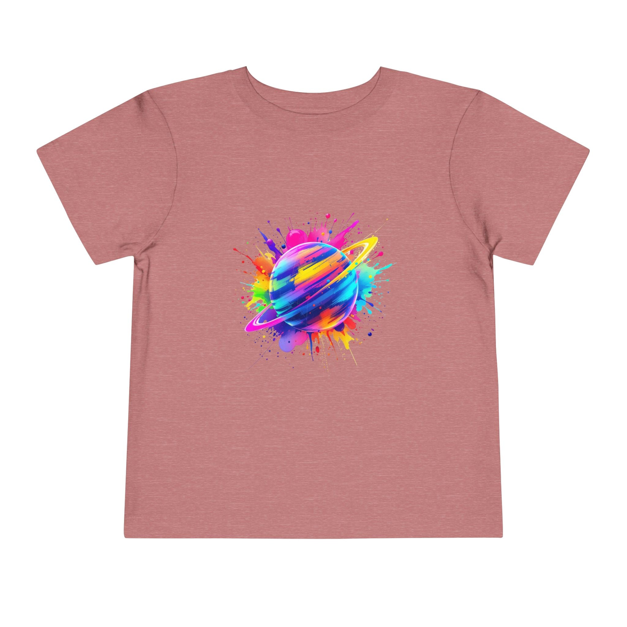 Colorful Planet Toddler Short Sleeve Tee - Fun & Playful Kids Shirt